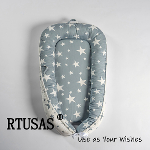 RTUSAS Baby Lounger Cover 100% Cotton Breathable and Soft, 0-24 Months Infant Floor Seat for Travel Nap Soothing Portable and Adjustable, Newborn Essentials Gift