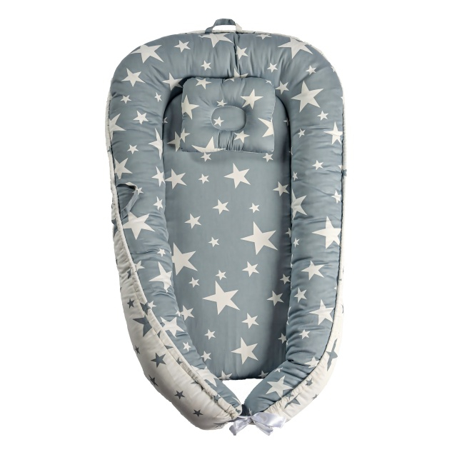 RTUSAS Baby Lounger Cover 100% Cotton Breathable and Soft, 0-24 Months Infant Floor Seat for Travel Nap Soothing Portable and Adjustable, Newborn Essentials Gift