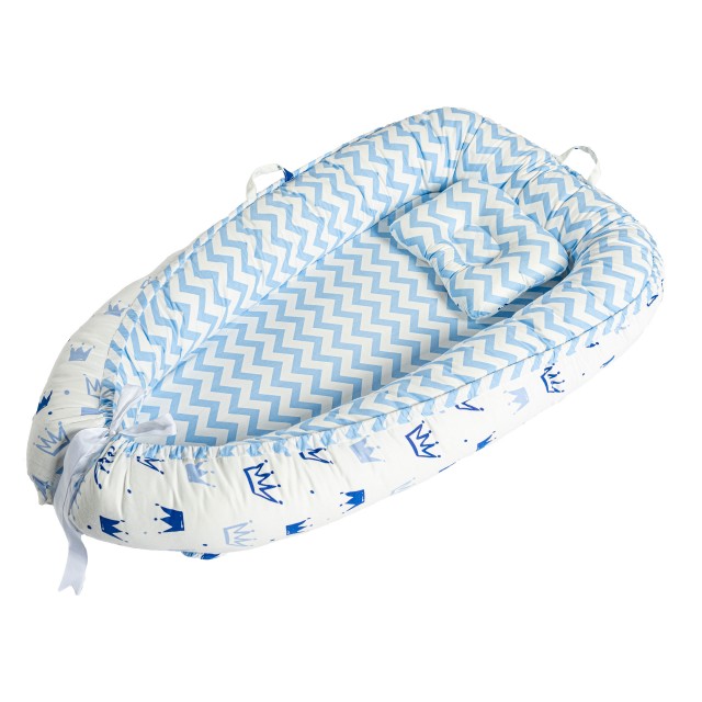RTUSAS Baby Lounger Cover 100% Cotton Breathable and Soft, 0-24 Months Infant Floor Seat for Travel Nap Soothing Portable and Adjustable, Newborn Essentials Gift
